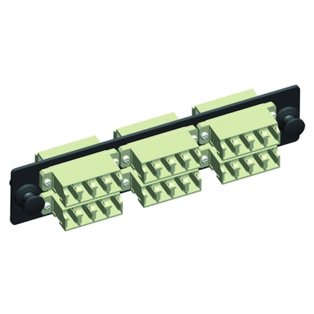 Quest Technology International Lc Adapter Strip - (Quad) 24 Fiber, 6-Port, Multi-Mode Pb, 50 Or 62.5 NFO-4704